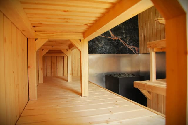 Underseat sauna view